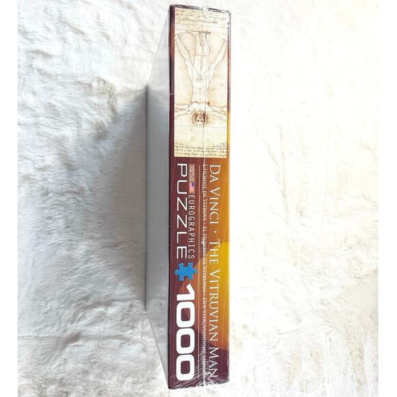 NIB EuroGraphics Leonardo da Vinci The Vitruvian Man 1000-Piece Jigsaw Puzzle - Picture 4 of 4